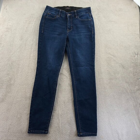 Curve Apparel Women's Jeans Size 4/27 Ankle Skinny Leg Casual Stretch Blue Denim - Picture 10 of 11